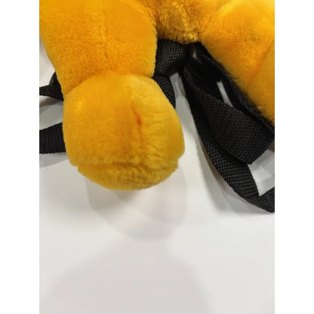 Vintage Disney Winnie The Pooh Backpack Plush Stuffed Bear With Zipper